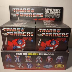 Transformers Mystery Pin Badge Case Official Hasbro Collectible Figures 12 Boxes